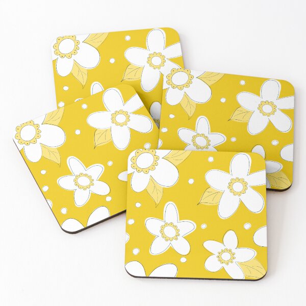 Item preview, Spring Flower Pattern Yellow designed and sold by Claudia McBain.