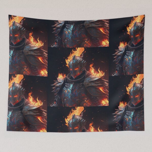 Item preview, burning warrior designed and sold by MATHEUS TONON.