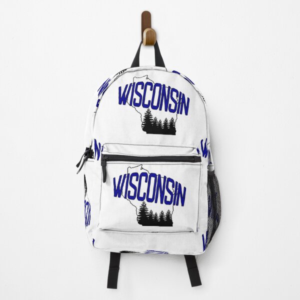 Item preview, Wisconsin Map with Trees for Wisconsin Fans designed and sold by Dexter Freeman.