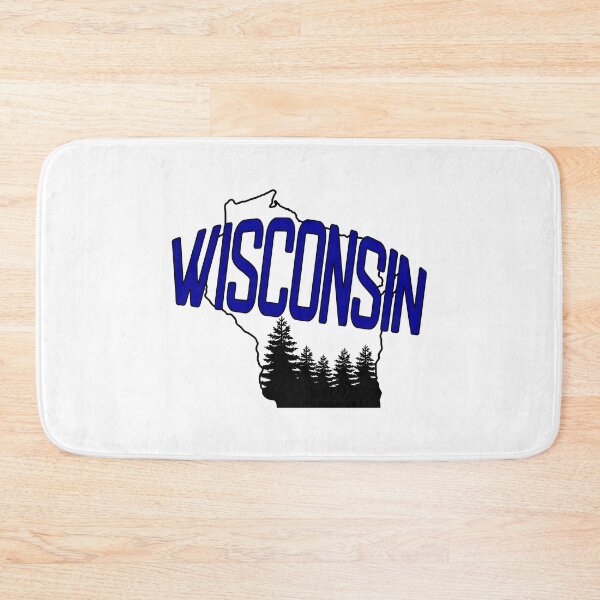 Artikelvorschau, Wisconsin-Karte mit Bäumen für Wisconsin-Fans entworfen und verkauft von Dexter Freeman.