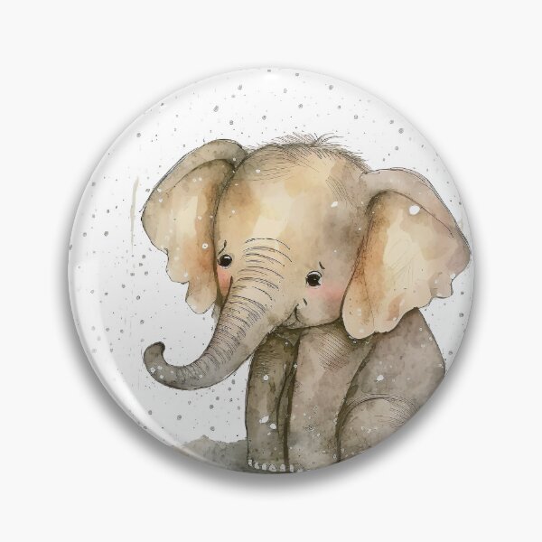 Item preview, Adorable baby elephant designed and sold by IKrakenArts.