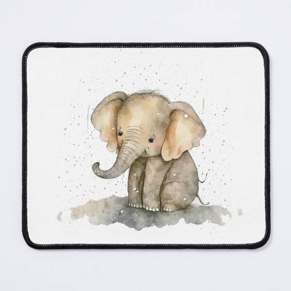 Item preview, Adorable baby elephant designed and sold by IKrakenArts.