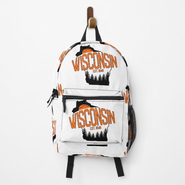 Item preview, Wisconsin State Map with Sunset Vintage for Wisconsin Lovers designed and sold by Dexter Freeman.