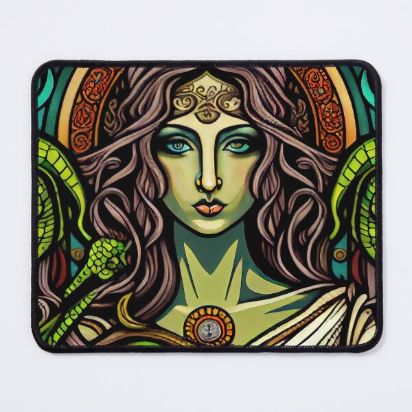 Item preview, Green Medusa designed and sold by OccultDreams.