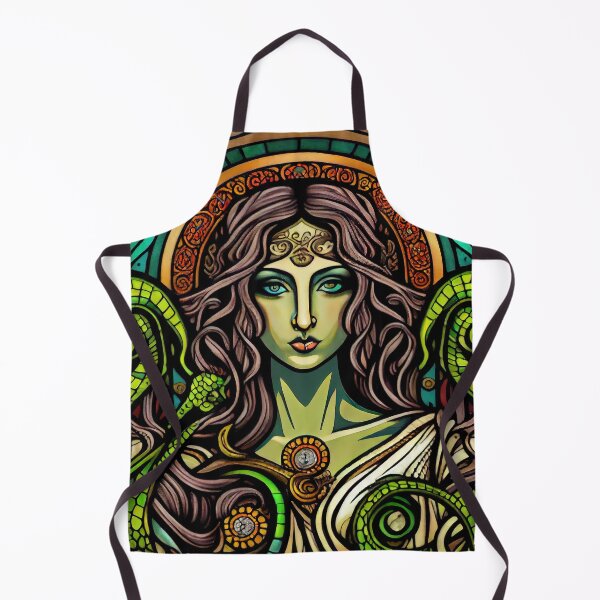 Item preview, Green Medusa designed and sold by OccultDreams.