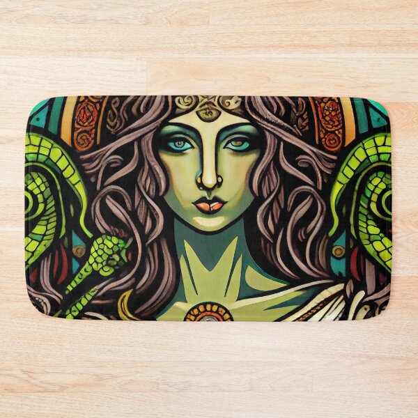 Item preview, Green Medusa designed and sold by OccultDreams.