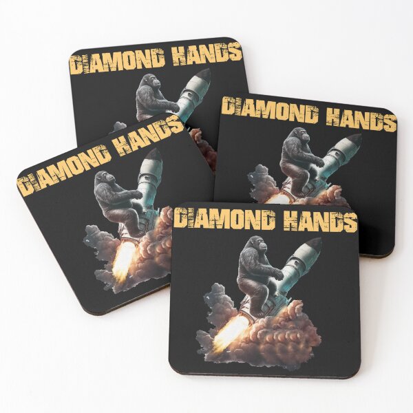 Item preview, Diamond Hands Short Squeeze FUD Rocket Stonk Ape BUY BUY BUY designed and sold by Brockinator.