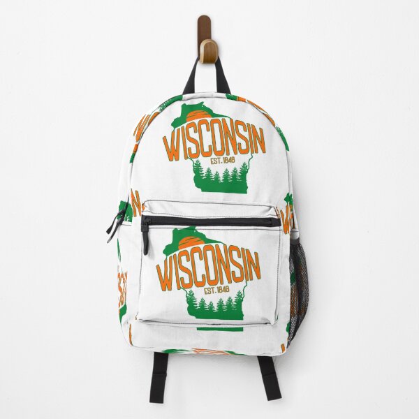 Item preview, Wisconsin State Map Outline and Sunset Vintage for Wi Fans designed and sold by Dexter Freeman.