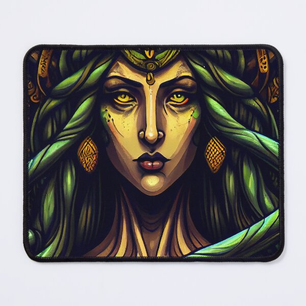 Item preview, Green Medusa (Variation) designed and sold by OccultDreams.