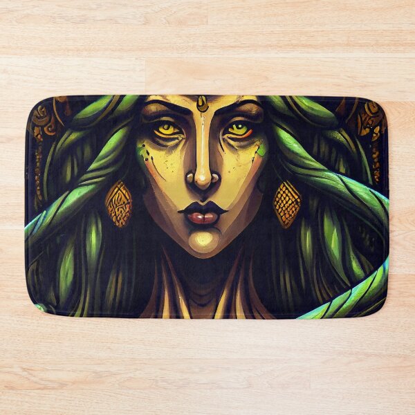 Item preview, Green Medusa (Variation) designed and sold by OccultDreams.