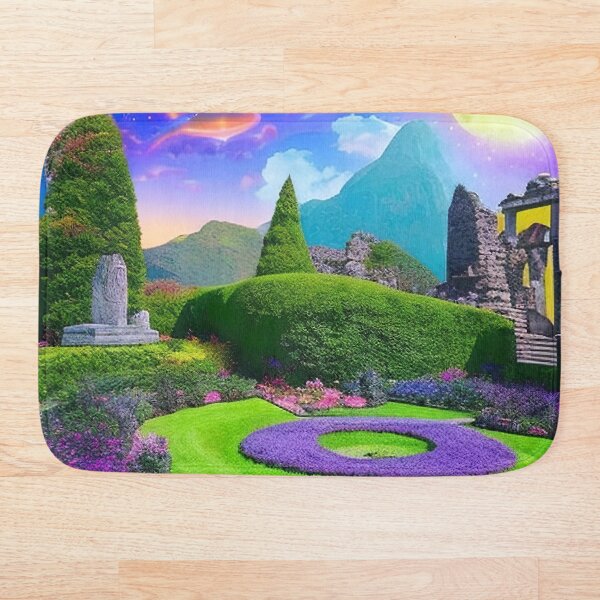 Item preview, Jardín ambivalente con montañas y una vista del universo designed and sold by Kluckies.