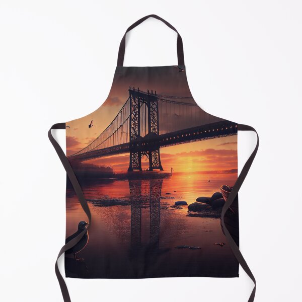 Item preview, New York (reimagined) III (George Washington Bridge) designed and sold by BelowHorizon.