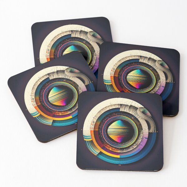 Item preview, Circumference 0049, The glitch-filled designs of "Circumference" are a modern twist on traditional circular artwork, elevating them to the next level designed and sold by randycolby.