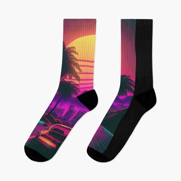 Item preview, Sunset Sprint: Synthesizes the Skyline designed and sold by Mullet Monkey.