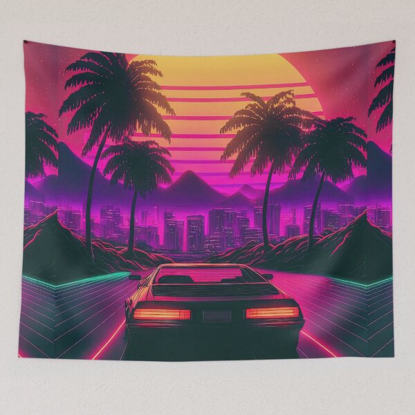 Item preview, Sunset Sprint: Synthesizes the Skyline designed and sold by Mullet Monkey.
