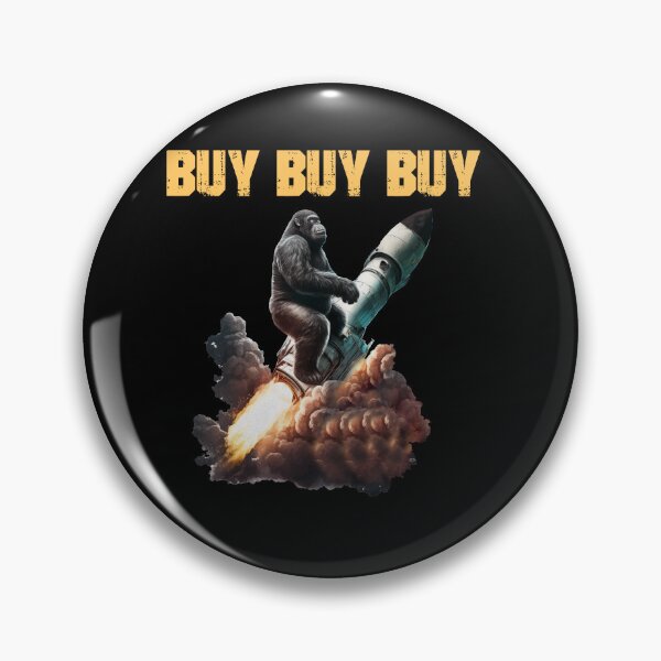 Item preview, BUY BUY BUY Stonk ape Diamond Hands Short Squeeze FUD Rocket  designed and sold by Brockinator.