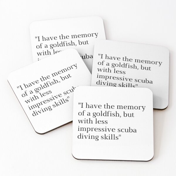 Item preview, i have the momory of a goldfish designed and sold by IA-desing.
