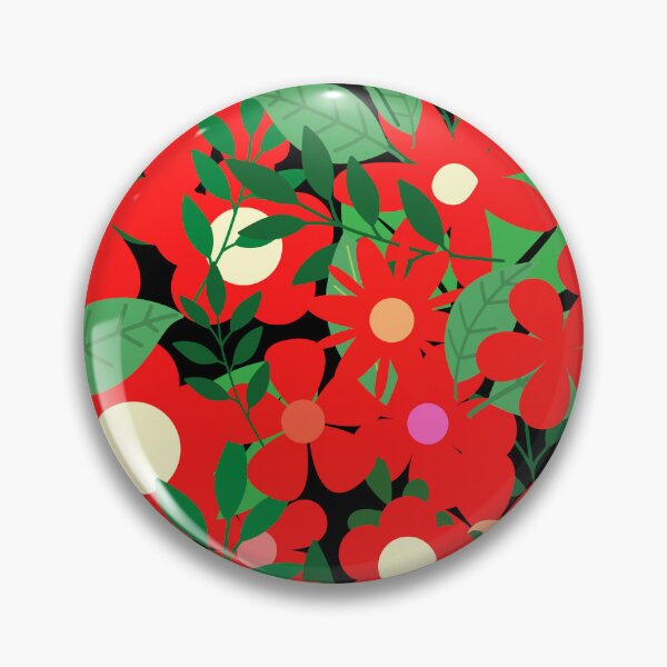 Item preview, Red and Green Flowers designed and sold by RiadMannan.