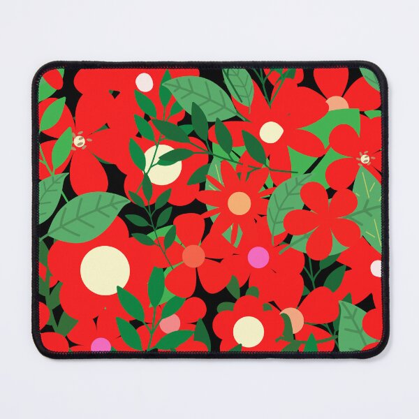 Item preview, Red and Green Flowers designed and sold by RiadMannan.