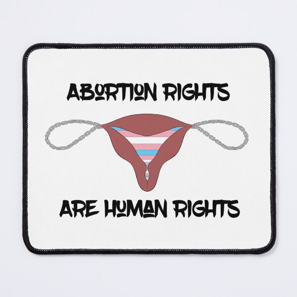 Item preview, Abortion Rights Are Human Rights (Trans Flag Ver.) designed and sold by KittensKove.