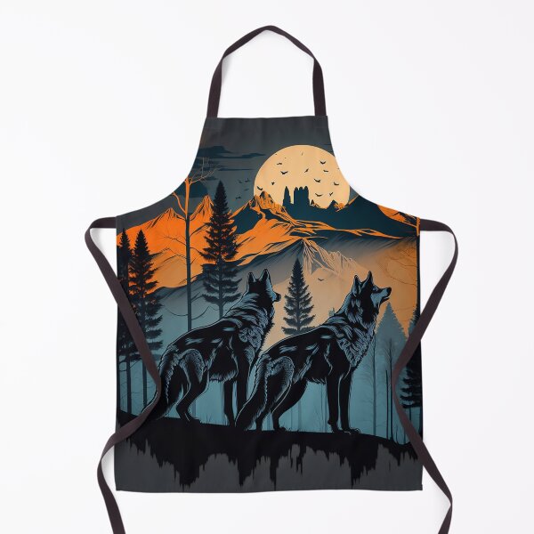 Item preview, Wolves and mountains designed and sold by Maryberry96.