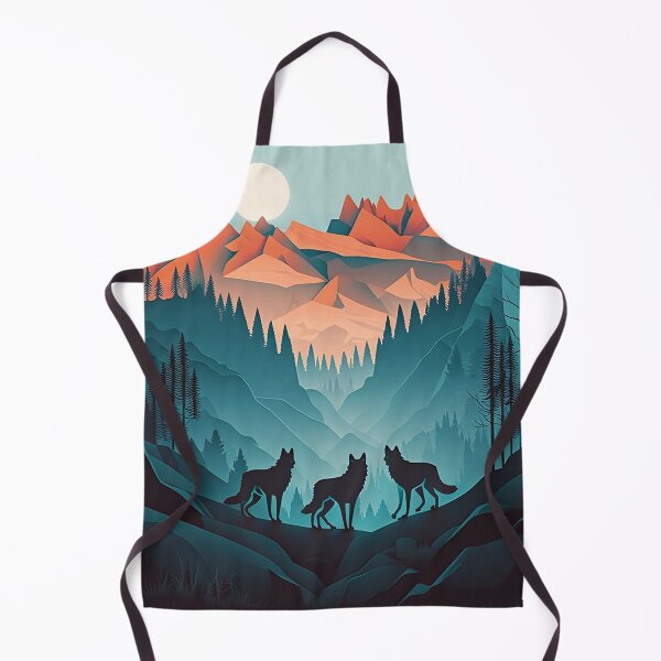 Item preview, Wolves and mountains designed and sold by Maryberry96.