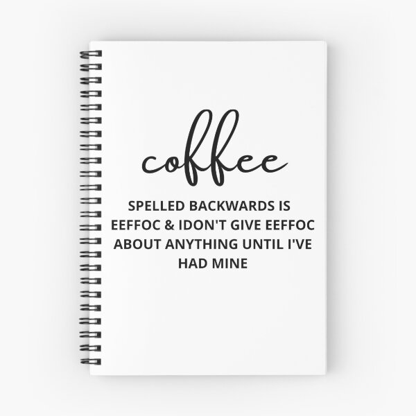 Item preview, coffee spelled backwards is eeffoc cats drink coffee, designed and sold by SAABDERRAHIM.