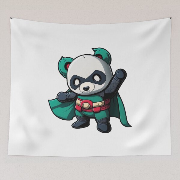 Item preview, Cute Panda Superhero designed and sold by NateFellhauer.