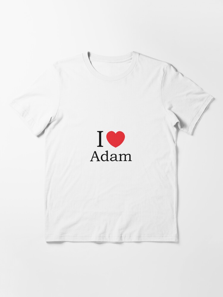 I Love Heart Adam Ladies T-Shirt 