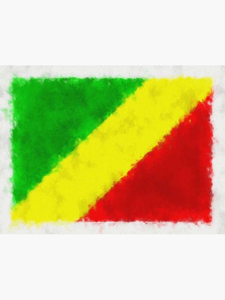 Republic Of Congo (Brazzaville) Flag Reworked No. 66, Series 5 by 8th-and-f