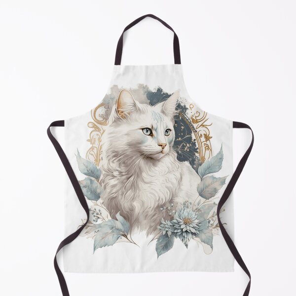 Item preview, Turkish Angora Cat Portrait designed and sold by faithsdesign.