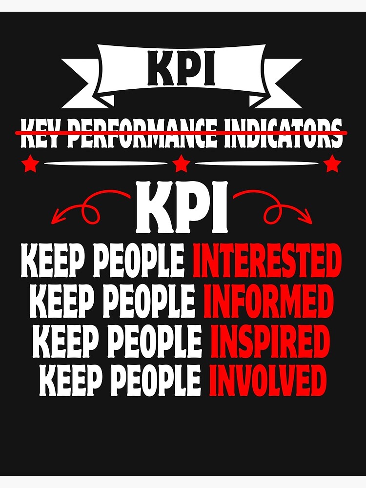 KPI - Keep Pretending Important Sticker for Sale by trendingatees