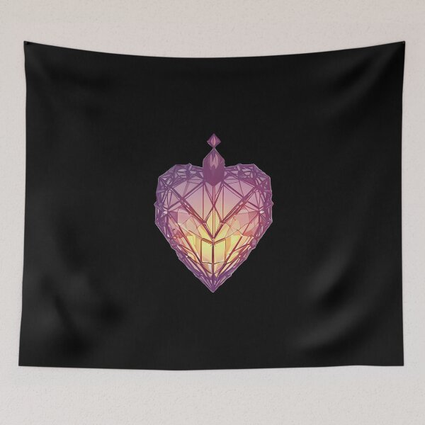 Item preview, The fragile glass heart warm colors designed and sold by Goatonfire.
