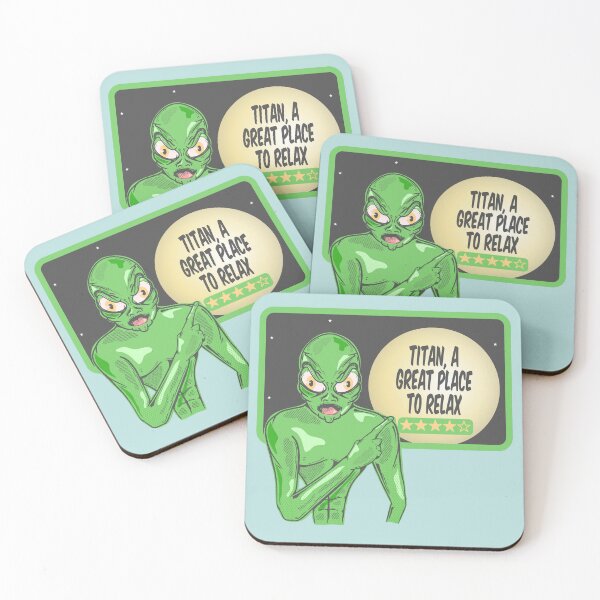 Item preview, Titan Funny Alien Moon Review designed and sold by piedaydesigns.