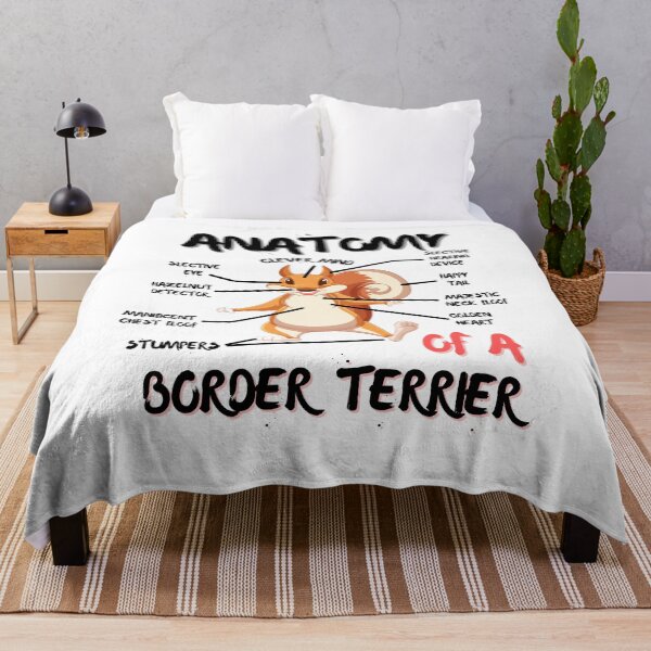 Item preview, Anatomy of border terrier designed and sold by kalidfashUSA.