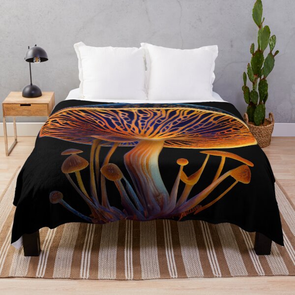Item preview, Hippie Mystical Mushroom designed and sold by PipikaArt.