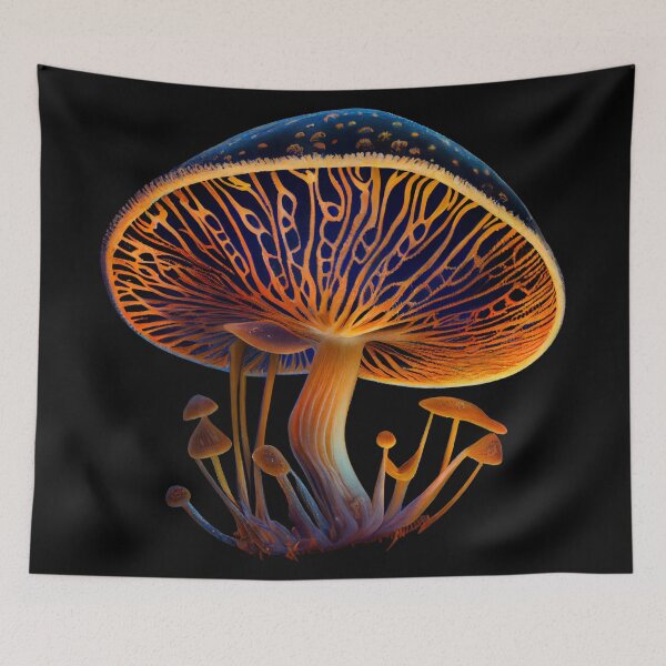 Item preview, Hippie Mystical Mushroom designed and sold by PipikaArt.