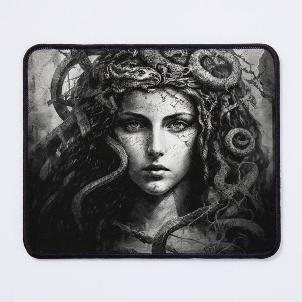 Item preview, Medusa Illustration designed and sold by OccultDreams.
