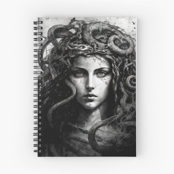 Item preview, Medusa Illustration designed and sold by OccultDreams.
