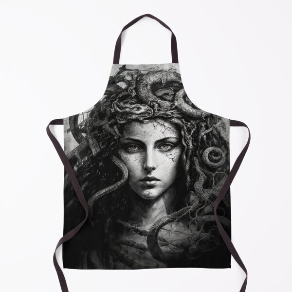 Item preview, Medusa Illustration designed and sold by OccultDreams.