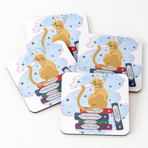 Item preview, Cat and Daevabad Bookstack designed and sold by The Tsundoku Chronicles .