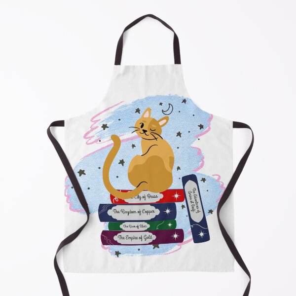 Item preview, Cat and Daevabad Bookstack designed and sold by The Tsundoku Chronicles .