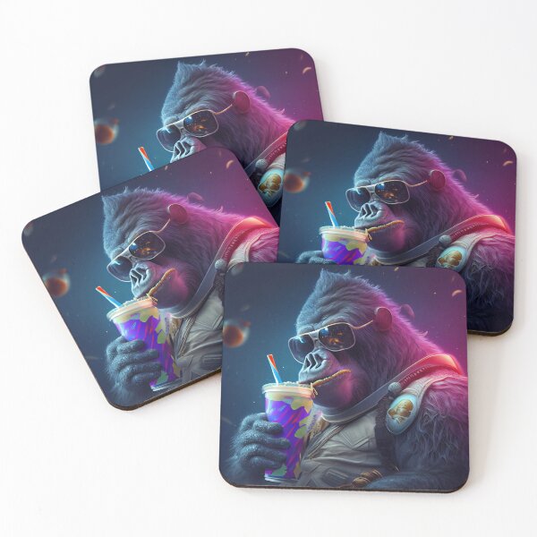 Item preview, GORILLA TAKING A SHAKE designed and sold by TodoBonito.