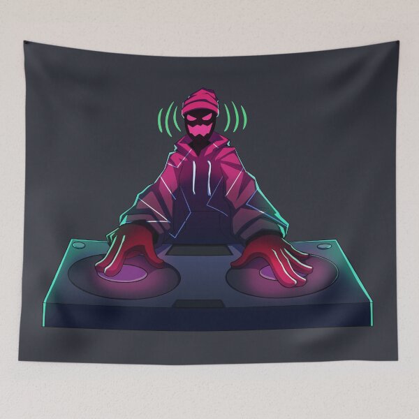 Item preview, Neon DJ In The Building designed and sold by Stickiezblue.