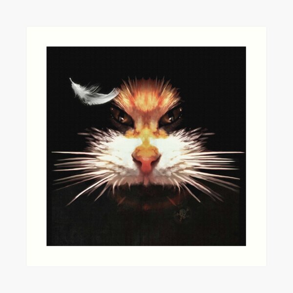 Naughty cat Impression artistique