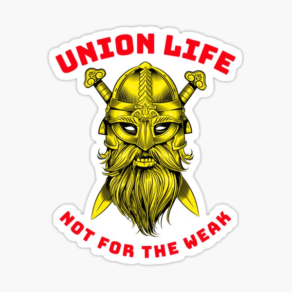 Aperçu de l'œuvre Viking Union Life Pas pour les faibles GR créée et vendue par TeamsterLife.