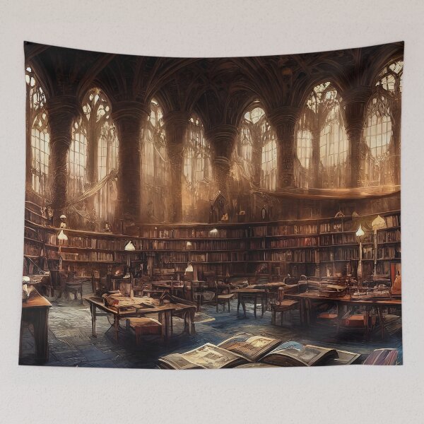 Item preview, School of Wizardry Study Room designed and sold by rudekitten.