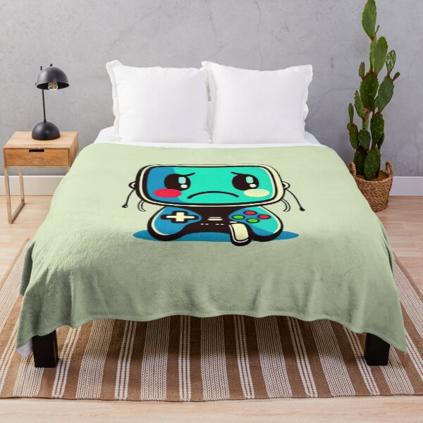 Item preview, Gamer Player Can Not Play Video Games Sad Face Game Console Joypad designed and sold by ultra-cute.