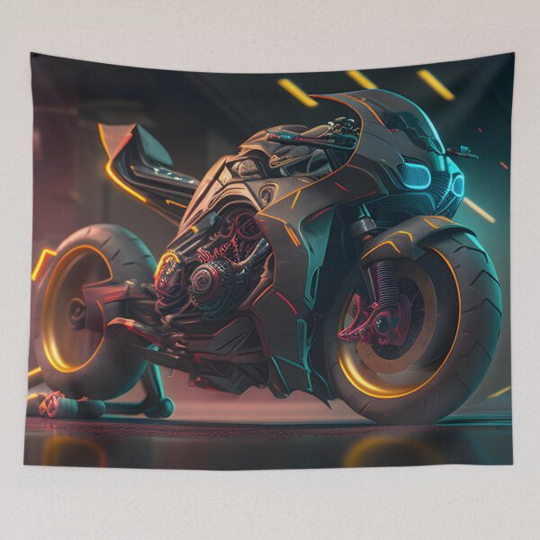 Item preview, Futuristic Cyberpunk Superbike designed and sold by beluxe.