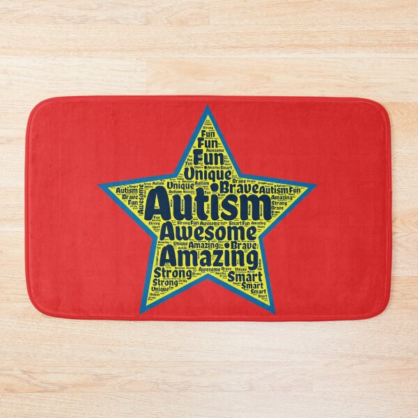 Item preview, Autism Star Positive Words designed and sold by BeansHotTees.